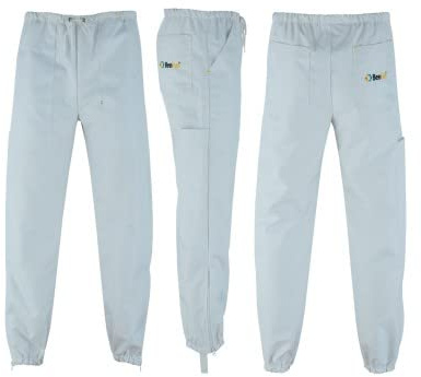 Imkerhose Deluxe doppellagig cremeweiß - BeeFun®: XXXXL