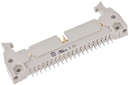 Harting SEK 18 Leiterplatten-Stiftleiste gerade, 40-polig / 2-reihig, Raster 2.54mm, Kabel-Platine,