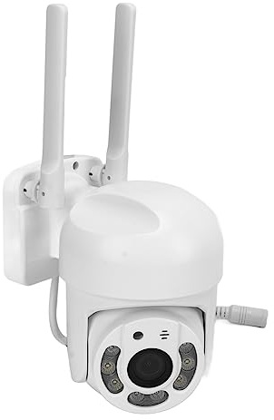 Caméra WiFi Double Bande 5G Ultra Claire avec Suivi Humanoïde, Surveillance Panoramique à 360°, Nocturne, Voix Bidirectionnelle en Temps Réel, Alarme Sonore et Visuelle (Prise UE)