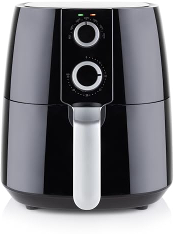 Vitinni 3.8L Air Fryer, Small and Compact, Easy to Control Manual Air Fryer, Perfect for Smaller Kitchens and Caravans, Rapid Circulation Reaching 200 Degrees Celsius, 30 Minute Timer