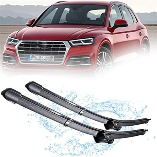 Auto Scheibenwischer für Audi Q5 8R FY 2009-2020 24+20, Scheibenwischerblätter Vorne Und Hinten Wischergummi Klare Sicht ErsatzZubehör