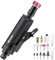 EYPINS Pneumatic Mini Air Die Grinder 1/4 & 1/8 - 25000RPM High-Speed Straight Grinding Tool with Safety Lock, Grinding Stones Kit for Metal, Wood, Plastic Polishing, Grinding & Rust Removal