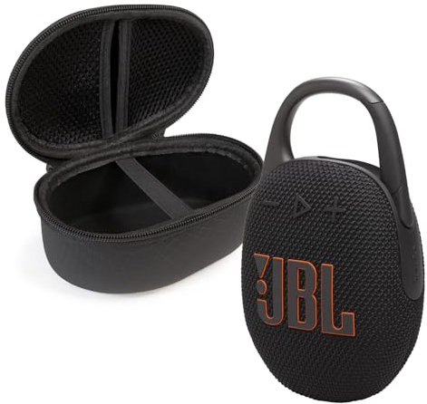 JBL Clip 5 - Altavoz Bluetooth y funda protectora, color negro
