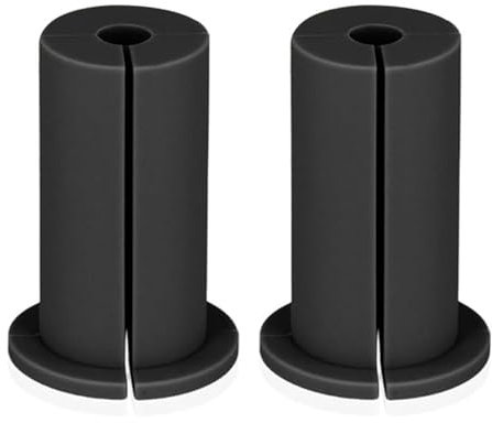Ethernet Cable Grommet, Cable Pass Through Grommet Le WHI Pack, Pass, Wire Through of 4 Rubber Wall Feedthrough Bushings for Home and Outdoor, Made of Rubber, Easy to Use