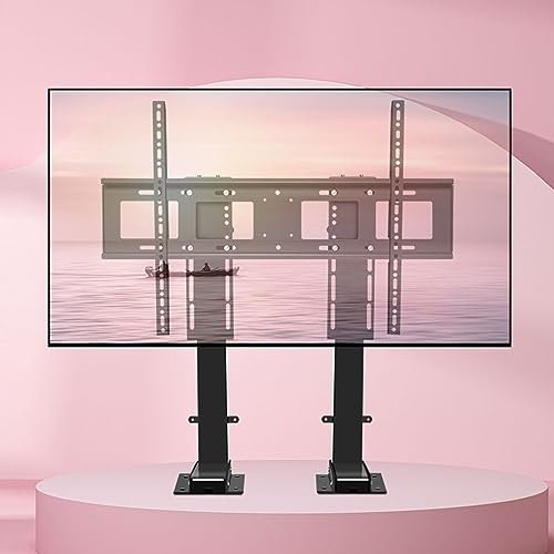 Supporto per TV Supporto per TV Sollevatore motorizzato per TV, Staffa Regolabile, Supporto per TV motorizzato, Corsa 150 cm/59,0 Pollici, per TV da 55 a 120 Fino a 130 kg/286 li