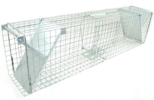 pokm toolsmarket - 102x20x27cm Lebendfalle, Waschbärfalle, Katzenfalle Marderfalle Rattenfalle, Wetterfeste, robuste Falle verzinkt, Tierfalle Hergestellt in EU