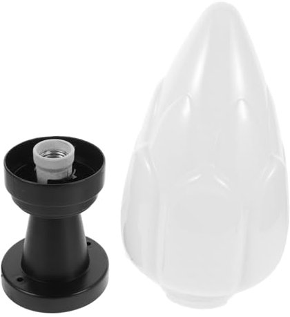 SHINEOFI Lámpara De Jardín Decorativa Pantalla De Lámpara De Poste Cubierta De Luz De Porche Fácil De Instalar Resistente