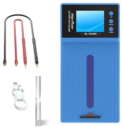 Advanced Adjustable Capacitor Energy Storage Spots Welder for 18650 Battery with LCD Screen DIYer and Professional Use Welding Machine
