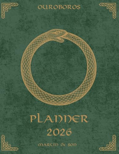 Norse Sacred Symbols 2026 Planner – Ouroboros Eternal Cycle Edition | Viking Myth Calendar | Norse Alchemy Journal: Ancient Norse Symbol of Infinity, ... Endings & New Beginnings | Paperback | 8,5x11