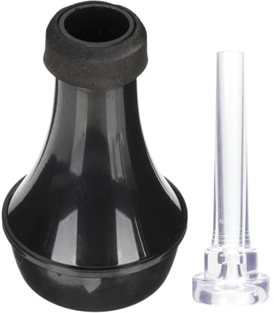 Cabilock Silenciador Compacto y Ligero de Abs, Sordina Recta para Instrumento de Viento con Boquilla, Accesorio Adecuado para Práctica en Casa, Set