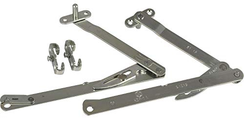 Fang- und Putzschere HAUTAU KSP, Größe 1, Stahl verzinkt, 1 Paar | Zubehör Beschläge für Fensterbeschläge Schiebefenster Schiebetürbeschlag