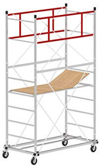 Gerüst Arbeitshöhe 4,10 m aus Stahl Serie M4 Lux 150 Made in Italy I SCEDIL