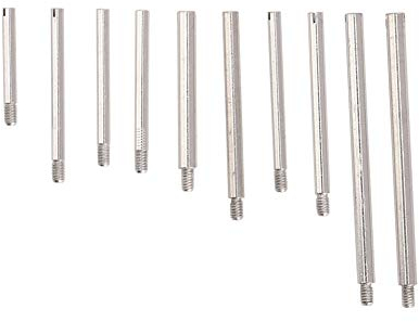 Tornillos para Correa de Reloj, Pasadores de Enlace de Correa de Reloj de 10 Tamaños de Metal, Accesorios para Herramientas de Reparación de Relojes con Caja de Almacenamiento (100 piezas)