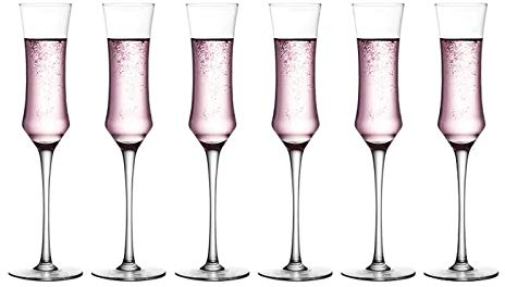 BinOxy Coupe a Champagne Grandes verres de champagne-6 pièces-élégantes, parfaites for mariages, essentiels de fête, cadeaux de vin-330ml. Verres à Champagne