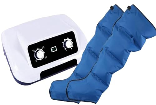 Waist Arm Leg and Foot Massager for Circulation Sequential Compression Device from Foot Calf to Thigh Waist Arm Massage with Controller 4 Air Cushions
