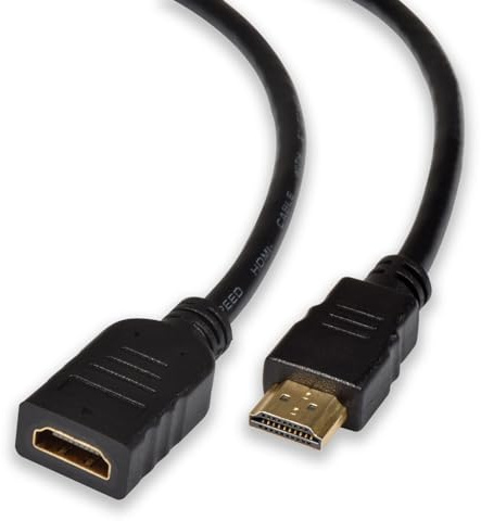 AV Link Câble d'extension HDMI 4K haute vitesse 0,5 m femelle vers mâle Compatible Dolby TrueHD et 4K UHD