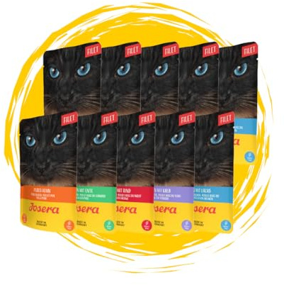 Josera Cat | Filet Mixpaket (5 Sorten) PB | 10 x 70g Nassfutter