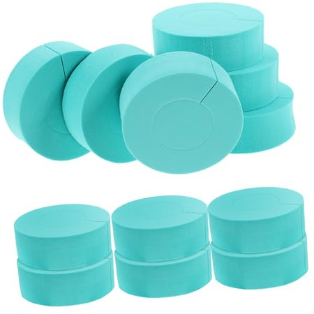 BESTYASH 12piezas Esponjas Para Rizar El Cabello Anillo Para Rizar Herramienta Para Peinar y