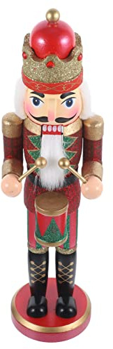 POPETPOP Casse-Noisette Bois Décoration De Noël Figurine Casse-Noisette Marionnette Ornements De Noël Décoration De Bureau Et