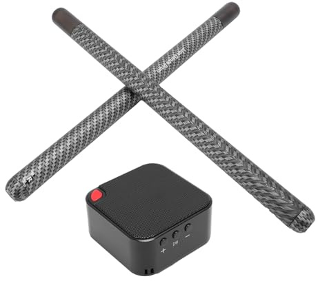 Garsent Virtual Electronic Drum Set, Air Drum Sticks Set, Protable Lufttrommel mit Drumsticks, Smart Electronic Drum Set Machine für Anfänger Erwachsene Kinder, Bluetooth und 2 Sounds