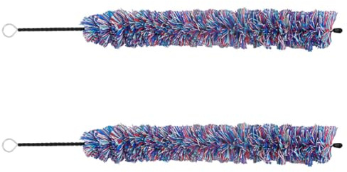 YARNOW Cepillo Limpiador para Instrumentos de Viento 2 Piezas Escobilla para Clarinete Saxofón y Flauta Travesera Cerdas Suaves Herramienta de Mantenimiento para Cuidado y Limpieza