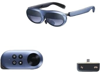 Compatible For Rokid Max AR 3D Smart Glasses Micro OLED 215”Max Screen 50° FoV Viewing For Phones/Switch/PS5/Xbox/PC VR All-in-One(With Station HUB)