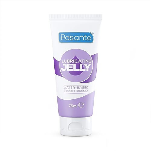 Pasante Lubricating Jelly, 75ml veganes Gleitgel - für Frauen in der Menopause - nicht klebend - kondomfreundlich