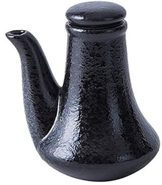 Vintage Keramik Öl- und Essigspenderflasche, 100ml Sojasauce & Gewürz-Menage, Dekorativer Küchenspender