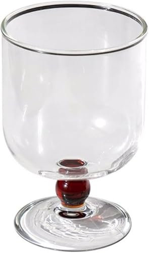 WZYYCV Bicchieri Bicchiere da Vino Bicchiere da Cocktail a Stelo Lungo Bicchiere da Vino in Vetro Trasparente per Vino Rosso e Bianco Bicchiere Birra
