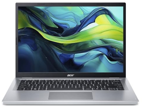 Acer Aspire Go 14 AG14-13P-32PB 14 Laptop | Intel Core i3-N305 | 8GB RAM | 128GB SSD | Intel UHD Graphics | 1920 x 1200 Display | Windows 11 Home | Silver