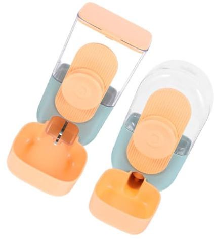 VICASKY Distributeur Automatique Suspendu de Nourriture pour Lapins avec Abreuvoir Mangeoire Pratique et Grande Capacité