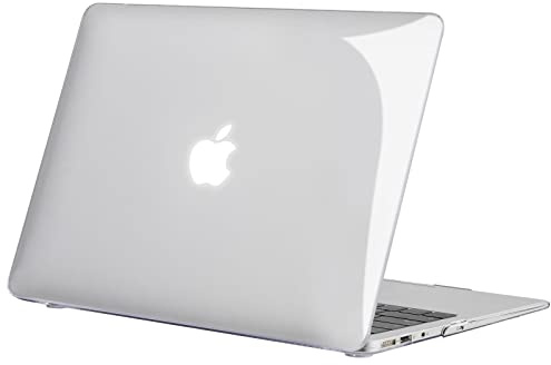 TECOOL Hülle Kompatibel mit Alten MacBook Air 13 Zoll 2010-2017 A1466 A1369, Schutzhülle Transparent Case Ultradünne Hartschale, Nicht Kompatibel mit neuen MacBook Air 13 2018-2020, kristallklar