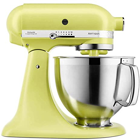 KitchenAid ARTISAN 4,8 L Küchenmaschine mit kippbarem Motorkopf 5KSM185PS (Kyoto Grün), 5KSM185PSEKG, Grun