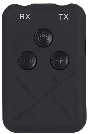 Annadue Ricetrasmettitore Audio Portatile, Trasmettitore Ricevitore Bluetooth, Controllo Volume Audio Wireless Bluetooth per Lettore CD per Cuffie TV MP3