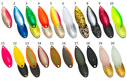 Forest MIU Forellenblinker in 1,4 gr. | Neuheit 2021 | - Farbe: 013 - Orange Uguisu