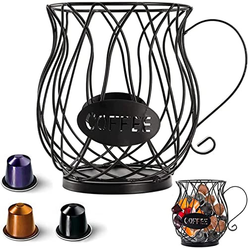Kaffe Storage Korg, Kaffe Kapselhållare, Dispenser Capsles, Kassel Förvaring Kapslar för Kaffe