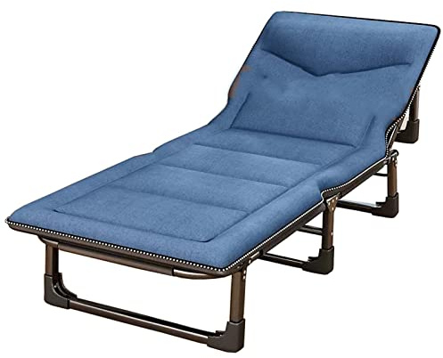 YSUEFIJO Sonnenliege Klappbar, Liegestuhl Garten, Gartenliege Wetterfest, Gartenstuhl Klappbar, Relaxliege Outdoor, Kopfstütze und Verstellbarer Rückenlehne, für Garten, Pool, Terrasse