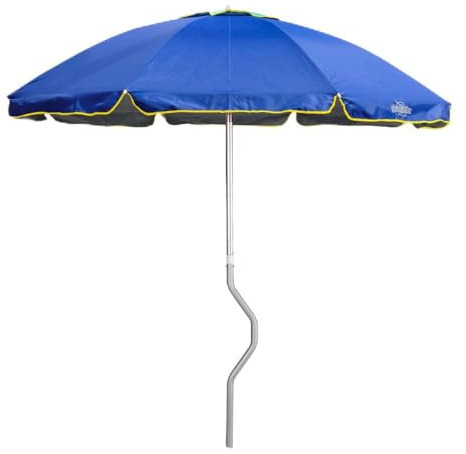 Ombrellone Mare GiraFacile 220 Cm Alluminio Protezione UV Spiaggia Pesca Eolo - Blu