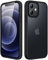 JETech Matte Case for iPhone 12 Mini 5.4-Inch, Shockproof Military Grade Drop Protection, Frosted Translucent Back Phone Cover, Anti-Fingerprint (Black)