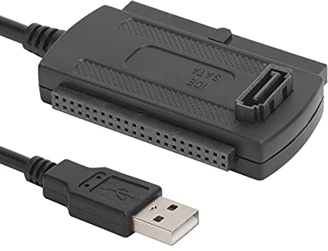 USB Till IDE SATA-adapter, USB 2.0 Till SATA PATA IDE 2.5 3.5 SSD-omvandlarkabel, Seriell Till Parallell USB-hårddiskadapter för 2000/ME/XP/Vista/7/OS X