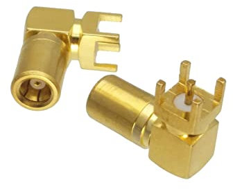 SMB-Stecker. Rechtwinklige Leiterplatten-Buchsenlötung. Montage RF Coaxial. (Size : 10-19Pcs)