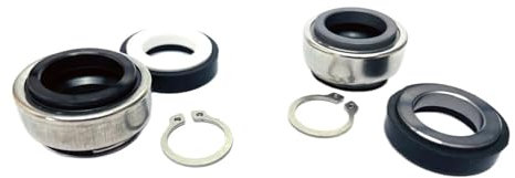 CAYUND Mechanische Dichtungen FS-3045 Obere + Untere Mechanische Dichtungen for 3045 Pumpe Welle Größe 16mm