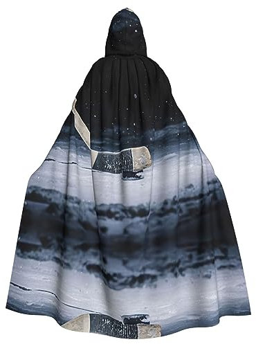 DEXNEL Hockeyschläger Unisex Kapuzenmantel für Erwachsene, leicht, für Halloween, Cosplay-Kostüme