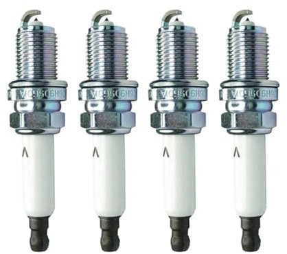 KFJFDHES 4 Stück 06H905601A Platin-Zündkerze kompatibel mit Audi A3 A4 A5 A6 Q5 R8 S5 TT VW Seat Skoda Golf Passat Tiguan PFR7S8EG 1675 06H 905 601A Zündkerze Solides Terminal