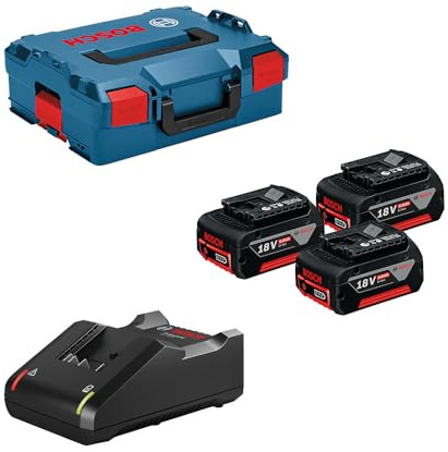 Bosch Professional Inspektionskamera GIC 12V-4-23 C (Kabellänge: 150 cm, Ausrichtungsfunktion „Up Indication“) + 12V Akku Starter-Set: GBA 12V 2X 2.0Ah Akku + Ladegerät GAL 12V-40