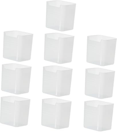 Alipis 10pcs Multifunctional Storage Boxes for Fridge Fruit Containers Storage Bins for Shelves Fridge Door Organiser Bins Organizer