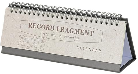 Skrivbords Kalender 2026 Månadsvis Och Veckovis Motiverande