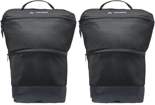 VAUDE Organizer und Kulturbeutel Sortyour Back, als Kissen nutzbar, Black, Einheitsgröße (Packung mit 2)