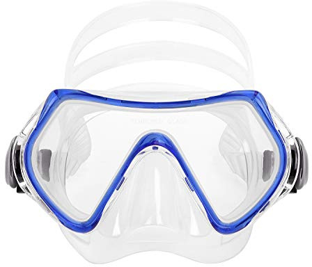 Clobeau - Gafas de natación para niños y niñas, impermeable, antiempañamiento, protección UV, inastillables, sin fugas, máscara de natación para niños, Azul (Acid Blue)