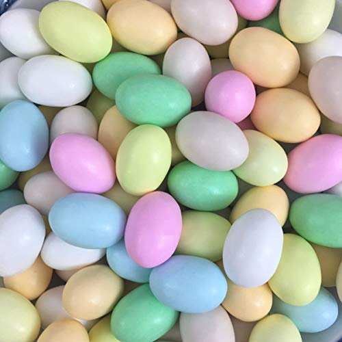 Ovetti Confettati Colorati Ripieni di Cioccolato Kg 1 | oltre 100 pezzi per Confezione | Ovette di Buona Pasqua (Ovetti Colorati)